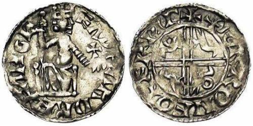 1 Penny Reino de Inglaterra (927-1649,1660-1707) Plata Eduardo (1003 - 1066)