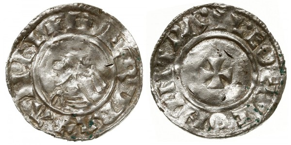 1 Penny Reino de Inglaterra (927-1649,1660-1707) Plata 