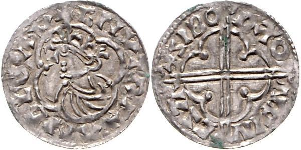 1 Penny Reino de Inglaterra (927-1649,1660-1707) Plata Cnut (985 -1035)