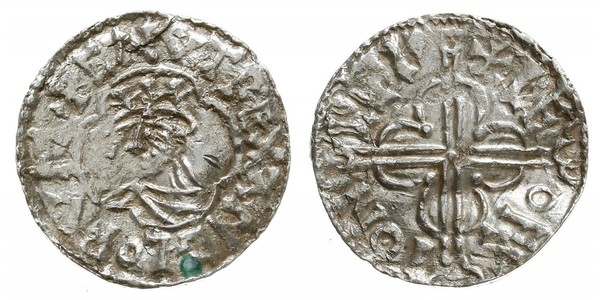 1 Penny Reino de Inglaterra (927-1649,1660-1707) Plata Cnut (985 -1035)