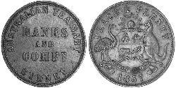 1 Penny Australia (1788 - 1939) Rame 