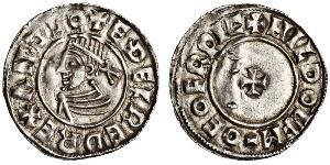 1 Penny Königreich England (927-1649,1660-1707) Silber 