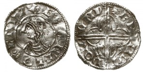 1 Penny Königreich England (927-1649,1660-1707) Silber Cnut (985 -1035)