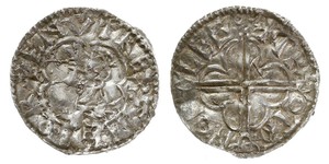 1 Penny Königreich England (927-1649,1660-1707) Silber Cnut (985 -1035)