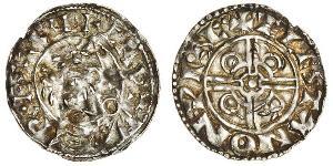 1 Penny Königreich England (927-1649,1660-1707) Silber Cnut (985 -1035)