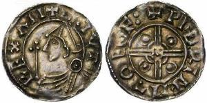 1 Penny Königreich England (927-1649,1660-1707) Silber Cnut (985 -1035)