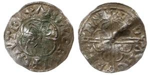 1 Penny Königreich England (927-1649,1660-1707) Silber Cnut (985 -1035)