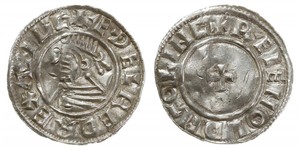 1 Penny Königreich England (927-1649,1660-1707) Silber 