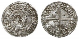 1 Penny Königreich England (927-1649,1660-1707) Silber Aethelred II (968 - 1016)