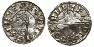 1 Penny Königreich England (927-1649,1660-1707) Silber Cnut (985 -1035)