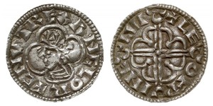 1 Penny Königreich England (927-1649,1660-1707) Silber Cnut (985 -1035)