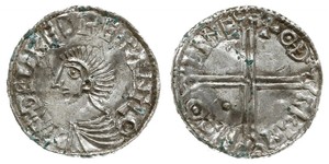 1 Penny Königreich England (927-1649,1660-1707) Silber Aethelred II (968 - 1016)