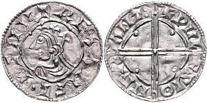 1 Penny Königreich England (927-1649,1660-1707) Silber Cnut (985 -1035)