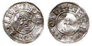 1 Penny Königreich England (927-1649,1660-1707) Silber 