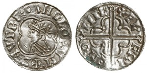 1 Penny Königreich England (927-1649,1660-1707) Silber Cnut (985 -1035)