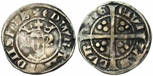 1 Penny Königreich England (927-1649,1660-1707) Silber Eduard I (1239 - 1307)