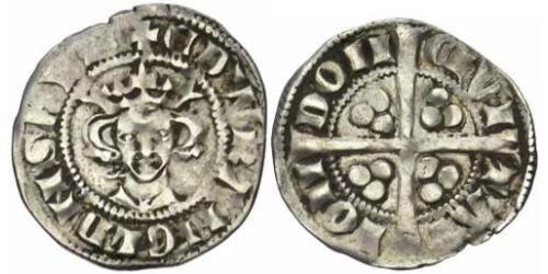 1 Penny Königreich England (927-1649,1660-1707) Silber Eduard I (1239 - 1307)