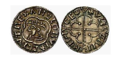 1 Penny Königreich England (927-1649,1660-1707) Silber Cnut (985 -1035)