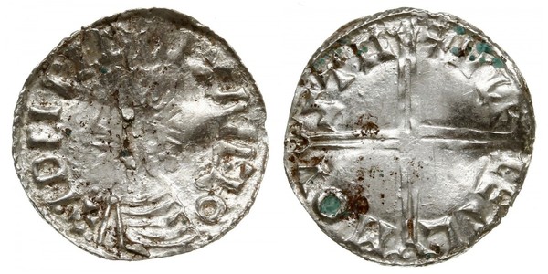 1 Penny Königreich England (927-1649,1660-1707) Silber Aethelred II (968 - 1016)