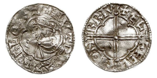 1 Penny Königreich England (927-1649,1660-1707) Silber Cnut (985 -1035)