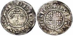 1 Penny Kingdom of England (927-1649,1660-1707) Silver Henry II (1133 - 1189)