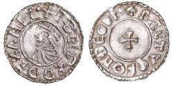 1 Penny Kingdom of England (927-1649,1660-1707) Silver Aethelred II (968 - 1016)