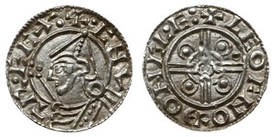 1 Penny Kingdom of England (927-1649,1660-1707) Silver Cnut (985 -1035)