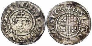 1 Penny Kingdom of England (927-1649,1660-1707) Silver Henry II (1133 - 1189)