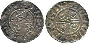 1 Penny Kingdom of England (927-1649,1660-1707) Silver Cnut (985 -1035)