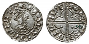 1 Penny Kingdom of England (927-1649,1660-1707) Silver Cnut (985 -1035)