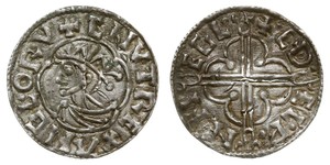 1 Penny Kingdom of England (927-1649,1660-1707) Silver Cnut (985 -1035)