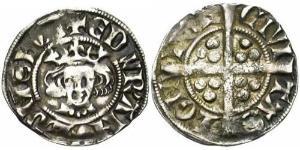 1 Penny Kingdom of England (927-1649,1660-1707) Silver Edward I (1239 - 1307)