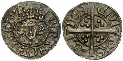 1 Penny Kingdom of England (927-1649,1660-1707) Silver Edward I (1239 - 1307)