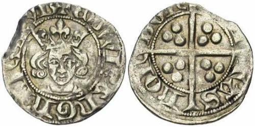 1 Penny Kingdom of England (927-1649,1660-1707) Silver Edward III (1312-1377)