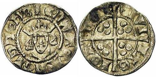 1 Penny Kingdom of England (927-1649,1660-1707) Silver Edward I (1239 - 1307)