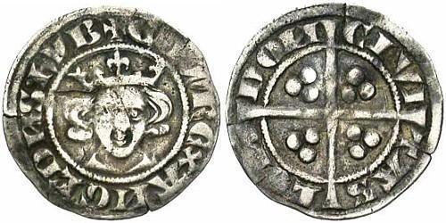 1 Penny Kingdom of England (927-1649,1660-1707) Silver Edward I (1239 - 1307)