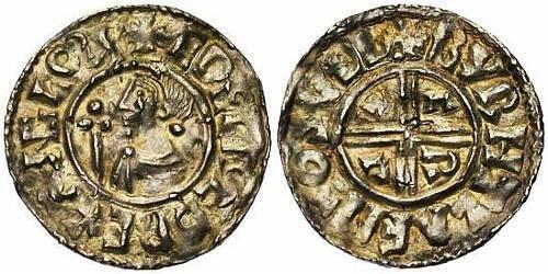 1 Penny Kingdom of England (927-1649,1660-1707) Silver Aethelred II (968 - 1016)