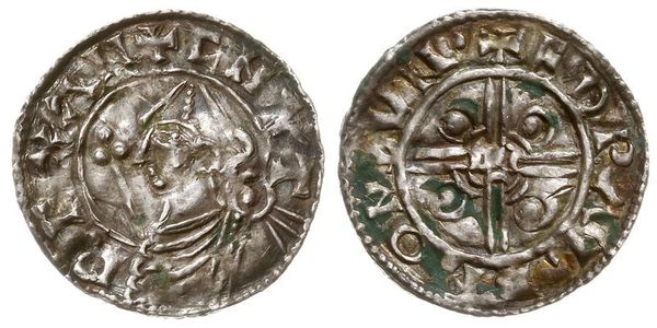 1 Penny Kingdom of England (927-1649,1660-1707) Silver Cnut (985 -1035)