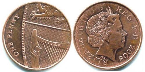 1 Penny United Kingdom (1922-) Steel/Copper Elizabeth II (1926-2022)