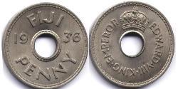 1 Penny Fidji  