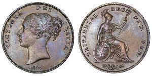 1 Penny Regno Unito di Gran Bretagna e Irlanda (1801-1922)  Vittoria (1819 - 1901)