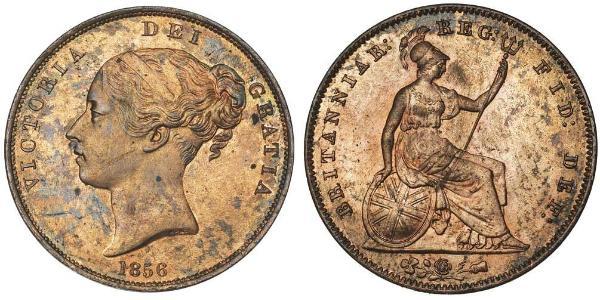 1 Penny Regno Unito di Gran Bretagna e Irlanda (1801-1922)  Vittoria (1819 - 1901)