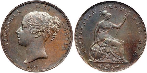 1 Penny Regno Unito di Gran Bretagna e Irlanda (1801-1922)  Vittoria (1819 - 1901)