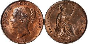 1 Penny Reino Unido de Gran Bretaña e Irlanda (1801-1922)  Victoria (1819 - 1901)