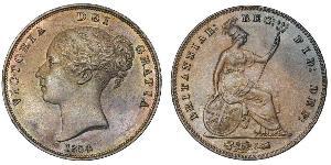 1 Penny United Kingdom of Great Britain and Ireland (1801-1922)  Victoria (1819 - 1901)