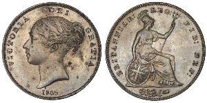 1 Penny United Kingdom of Great Britain and Ireland (1801-1922)  Victoria (1819 - 1901)