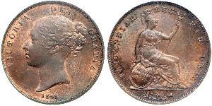 1 Penny United Kingdom of Great Britain and Ireland (1801-1922)  Victoria (1819 - 1901)