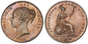 1 Penny Vereinigtes Königreich von Großbritannien und Irland (1801-1922)  Victoria (1819 - 1901)