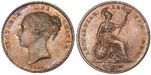 1 Penny Vereinigtes Königreich von Großbritannien und Irland (1801-1922)  Victoria (1819 - 1901)