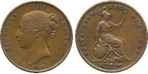 1 Penny Vereinigtes Königreich von Großbritannien und Irland (1801-1922)  Victoria (1819 - 1901)